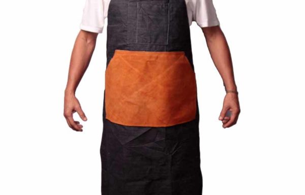 MANDIL DE MEZCLILLA C/REF. CARNAZA